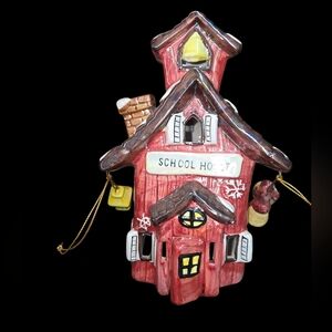 Ceramic Votive Style School House